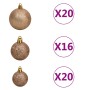 Künstlicher Weihnachtsbaum mit LED und grünen Kugeln 400 cm von vidaXL, Weihnachtsbäume - Ref: Foro24-3077838, Preis: 433,71 ...