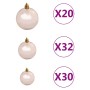 Artificial Christmas tree with LED and green balls 400 cm by vidaXL, Christmas trees - Ref: Foro24-3077838, Price: 433,71 €, ...