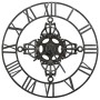 Silver metal wall clock 78 cm by vidaXL, Wall clocks - Ref: Foro24-321457, Price: 81,64 €, Discount: %