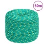 Green polypropylene boat rope 10 mm 50 m by vidaXL, Ropes and metal cords - Ref: Foro24-152719, Price: 23,64 €, Discount: %