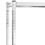 2-tier tire rack steel silver 110x40x110 cm by vidaXL, Industrial shelving - Ref: Foro24-152891, Price: 49,88 €, Discount: %