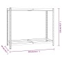 2-tier tire rack steel silver 110x40x110 cm by vidaXL, Industrial shelving - Ref: Foro24-152891, Price: 49,88 €, Discount: %