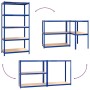 5-level blue plywood and steel storage shelf by vidaXL, Industrial shelving - Ref: Foro24-152884, Price: 78,15 €, Discount: %