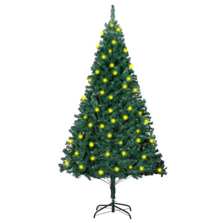 Künstlicher Weihnachtsbaum mit LED und dicken grünen Zweigen 180 cm von vidaXL, Weihnachtsbäume - Ref: Foro24-3077450, Preis:...