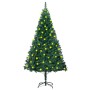 Künstlicher Weihnachtsbaum mit LED und dicken grünen Zweigen 180 cm von vidaXL, Weihnachtsbäume - Ref: Foro24-3077450, Preis:...