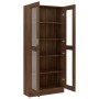 Vitrina madera contrachapada roble marrón 82,5x30,5x185,5 cm de vidaXL, Librerías y estanterías - Ref: Foro24-815623, Precio:...