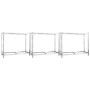 Tire shelves 2 levels 3 units steel 110x40x110 cm by vidaXL, Industrial shelving - Ref: Foro24-3154230, Price: 115,80 €, Disc...