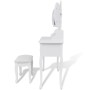 Dressing table with stool and 3 white mirrors by vidaXL, Bedroom Dressers - Ref: Foro24-241483, Price: 229,08 €, Discount: %