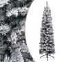 Slim Christmas tree with LEDs and snow PVC green 180 cm by vidaXL, Christmas trees - Ref: Foro24-3077756, Price: 63,09 €, Dis...