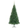 Árbol de Navidad preiluminado con luces y bolas verde 300 cm de vidaXL, Arboles de navidad - Ref: Foro24-3077788, Precio: 211...