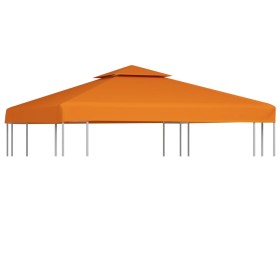 Replacement gazebo cover 310 g/m² orange 3x3 m by vidaXL, Covers for tents and gazebos - Ref: Foro24-40877, Price: 57,40 €, D...