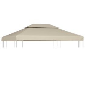 Pavillon-Ersatzbezug 310 g/m² beige 3x4 m von vidaXL, Abdeckungen für Zelte und Pavillons - Ref: Foro24-40881, Preis: 91,33 €...