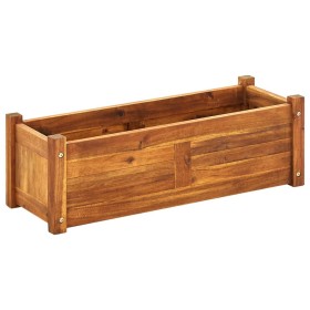 Acacia wood flowerbed 76x27.6x25 cm by vidaXL, Pots and planters - Ref: Foro24-41771, Price: 58,99 €, Discount: %