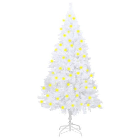 Künstlicher Weihnachtsbaum mit LED und dicken Zweigen weiß 150 cm von vidaXL, Weihnachtsbäume - Ref: Foro24-3077454, Preis: 4...