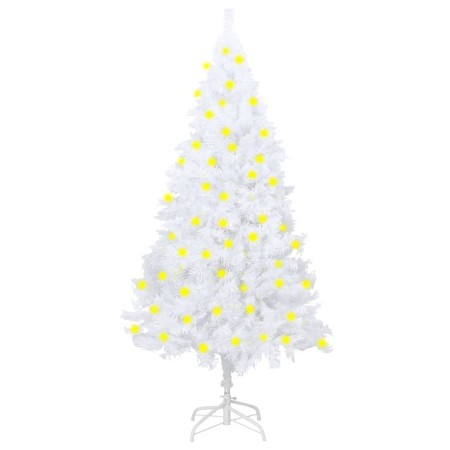 Artificial Christmas tree with LED and thick branches white 180 cm by vidaXL, Christmas trees - Ref: Foro24-3077455, Price: 6...