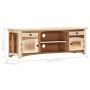 Mueble para TV de madera maciza reciclada 120x30x40 cm de vidaXL, Muebles TV - Ref: Foro24-282729, Precio: 174,99 €, Descuent...