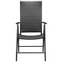 Stackable garden chairs 2 units black synthetic rattan by vidaXL, Garden chairs - Ref: Foro24-42796, Price: 133,80 €, Discoun...