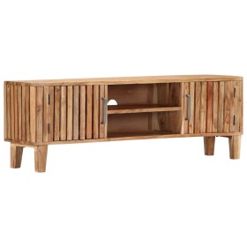 Mueble para TV de madera maciza de acacia 130x30x45 cm de vidaXL, Muebles TV - Ref: Foro24-282739, Precio: 215,99 €, Descuent...