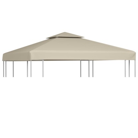 Ersatzdach für Pavillon 310 g/m² beige 3x3 m von vidaXL, Abdeckungen für Zelte und Pavillons - Ref: Foro24-40875, Preis: 53,3...