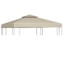 Replacement gazebo cover 310 g/m² beige 3x3 m by vidaXL, Covers for tents and gazebos - Ref: Foro24-40875, Price: 53,36 €, Di...