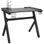 Gaming desk with LED light Y shape black 90x60x75 cm by vidaXL, Desks - Ref: Foro24-325422, Price: 125,13 €, Discount: %