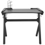 Gaming desk with LED light Y shape black 90x60x75 cm by vidaXL, Desks - Ref: Foro24-325422, Price: 125,13 €, Discount: %