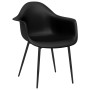 Dining chairs 4 units black PP by vidaXL, dining chairs - Ref: Foro24-338077, Price: 184,25 €, Discount: %