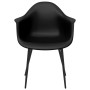 Dining chairs 4 units black PP by vidaXL, dining chairs - Ref: Foro24-338077, Price: 184,25 €, Discount: %