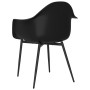 Dining chairs 4 units black PP by vidaXL, dining chairs - Ref: Foro24-338077, Price: 184,25 €, Discount: %