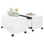 Glossy white plywood coffee table 75x75x38cm by vidaXL, Coffee table - Ref: Foro24-806873, Price: 77,99 €, Discount: %