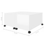 Glossy white plywood coffee table 75x75x38cm by vidaXL, Coffee table - Ref: Foro24-806873, Price: 77,99 €, Discount: %