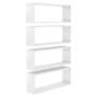 Cube wall shelf 4 units glossy white plywood 60x15x23cm by vidaXL, Shelves and shelves - Ref: Foro24-807152, Price: 52,27 €, ...