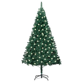 Artificial Christmas tree with LED and thick green branches 120cm by vidaXL, Christmas trees - Ref: Foro24-3077448, Price: 30...