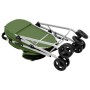 Doppelter klappbarer Hundewagen grün Oxford Stoff 83x48x97cm von vidaXL, Kinderwagen für Haustiere - Ref: Foro24-172207, Prei...