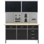 Workbench with four wall panels and two cabinets by vidaXL, Work tables - Ref: Foro24-3053435, Price: 731,06 €, Discount: %