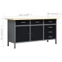 Workbench with four wall panels and two cabinets by vidaXL, Work tables - Ref: Foro24-3053435, Price: 731,06 €, Discount: %