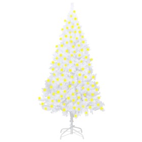 Artificial Christmas tree with LED and thick branches white 210 cm by vidaXL, Christmas trees - Ref: Foro24-3077456, Price: 8...