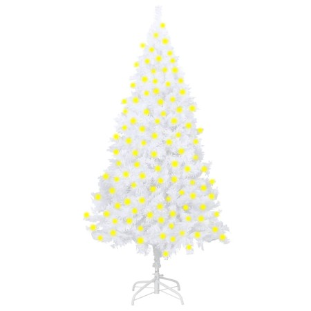 Artificial Christmas tree with LED and thick branches white 210 cm by vidaXL, Christmas trees - Ref: Foro24-3077456, Price: 8...