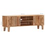 Solid acacia wood TV stand 130x30x45 cm by vidaXL, TV Furniture - Ref: Foro24-282739, Price: 215,99 €, Discount: %