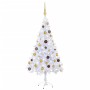 Artificial Christmas tree with lights and balls 230 branches 120 cm by vidaXL, Christmas trees - Ref: Foro24-3077492, Price: ...