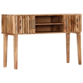 Solid acacia wood console table 120x35x76 cm by vidaXL, Side tables - Ref: Foro24-282741, Price: 179,32 €, Discount: %