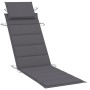 Garden lounger with solid acacia wood cushion. by vidaXL, Loungers - Ref: Foro24-3061572, Price: 171,48 €, Discount: %