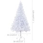 Künstlicher Weihnachtsbaum mit Lichtern und Kugeln 230 Äste 120 cm von vidaXL, Weihnachtsbäume - Ref: Foro24-3077492, Preis: ...