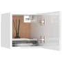 Muebles de salón de pared 2 uds blanco brillo 30,5x30x30 cm de vidaXL, Muebles TV - Ref: Foro24-804500, Precio: 53,98 €, Desc...