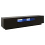 Mueble para TV con luces LED negro 180x35x40 cm de vidaXL, Muebles TV - Ref: Foro24-3081898, Precio: 124,33 €, Descuento: %