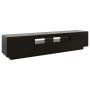 Mueble para TV con luces LED negro 180x35x40 cm de vidaXL, Muebles TV - Ref: Foro24-3081898, Precio: 124,33 €, Descuento: %