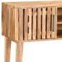 Solid acacia wood console table 120x35x76 cm by vidaXL, Side tables - Ref: Foro24-282741, Price: 179,12 €, Discount: %