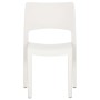 Garden chairs 2 units white polypropylene by vidaXL, Garden chairs - Ref: Foro24-317726, Price: 81,40 €, Discount: %