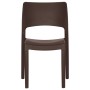 Garden chairs 2 units polypropylene color mocha by vidaXL, Garden chairs - Ref: Foro24-317727, Price: 81,99 €, Discount: %