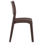 Garden chairs 2 units polypropylene color mocha by vidaXL, Garden chairs - Ref: Foro24-317727, Price: 81,99 €, Discount: %